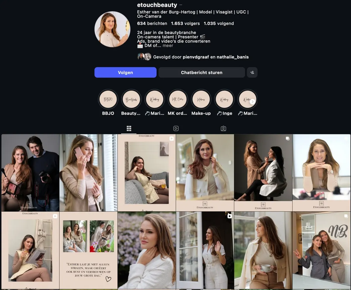 Instagram-feed van E. Touch Beauty & Mind